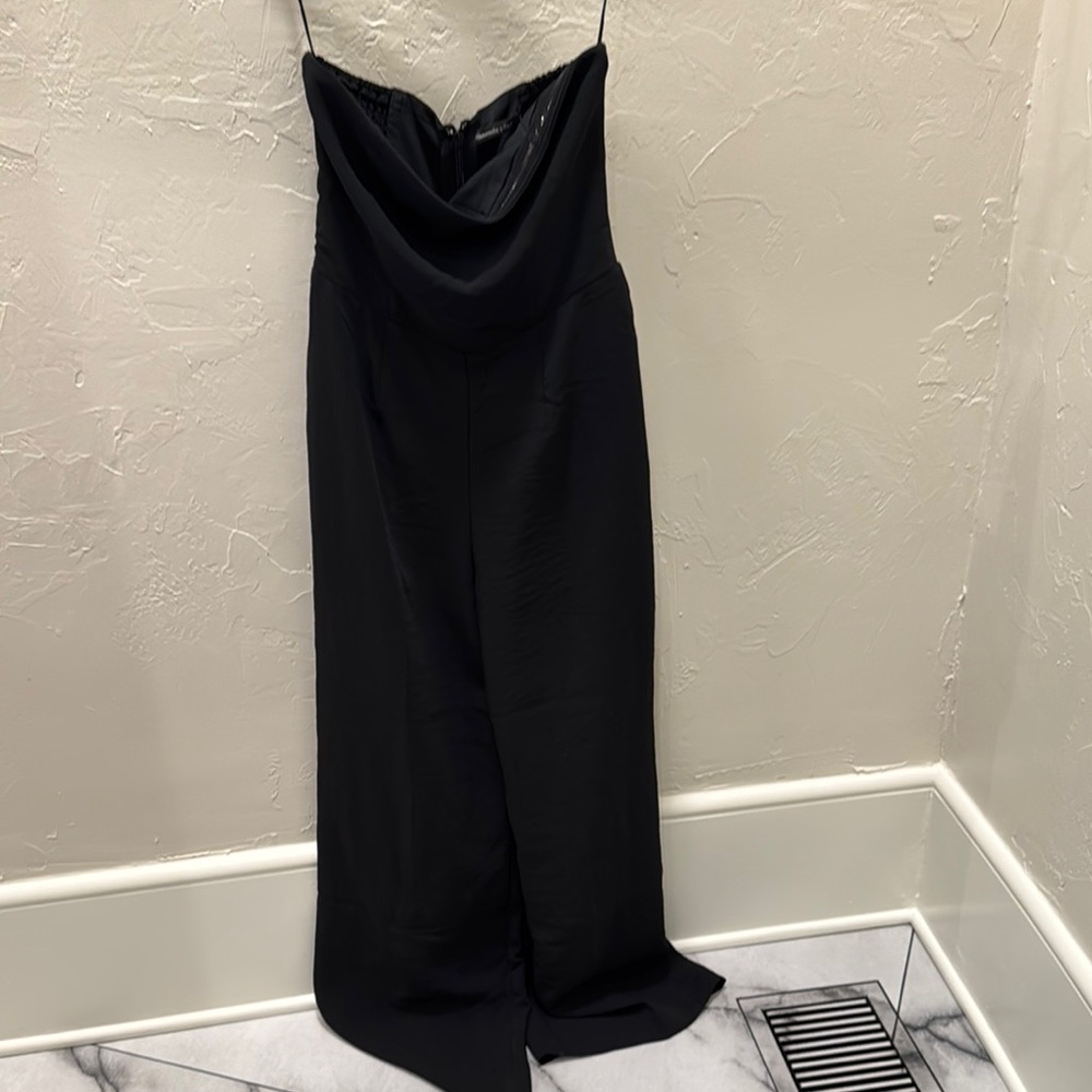 A&F Strapless Wide Leg Jumpsuit